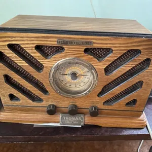 Assorted Baskets, Replica Vintage Radio, Chairs