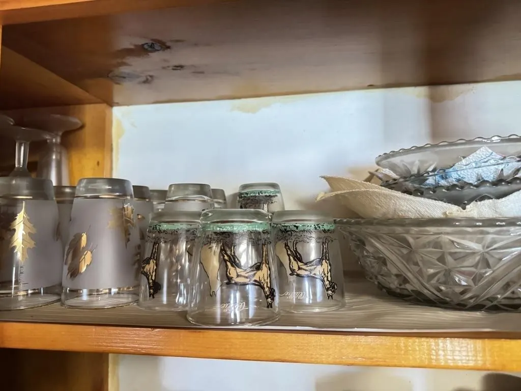 Assorted Drinking Glass, Dinnerware, and Baking