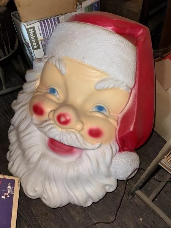 Vintage Christmas Blow Mold