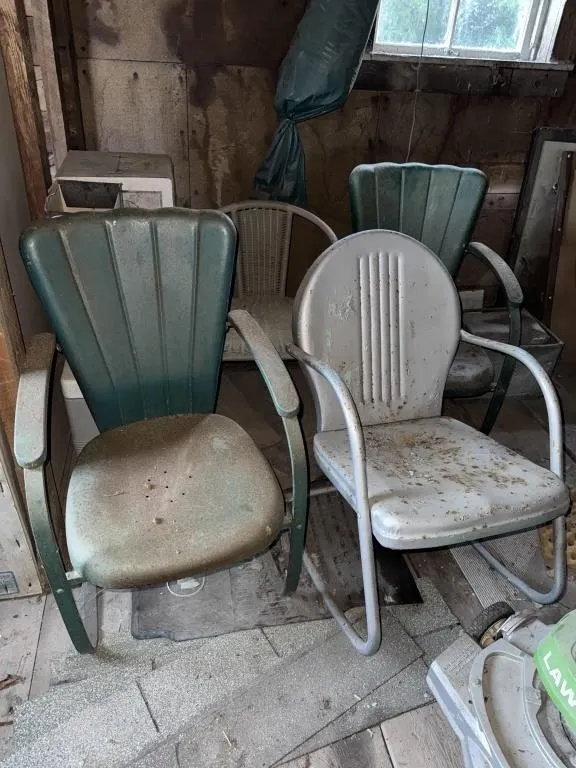 Vintage lawn chairs