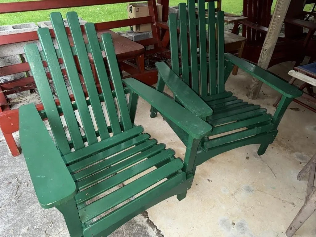 Adirondack style chairs
