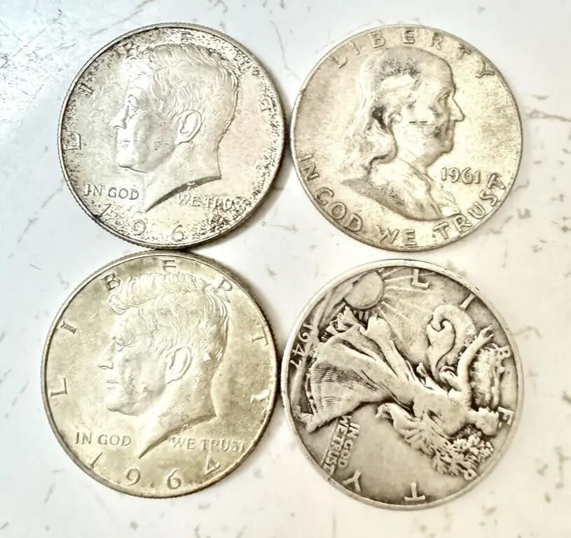 Silver Half Dollars 90% Silver