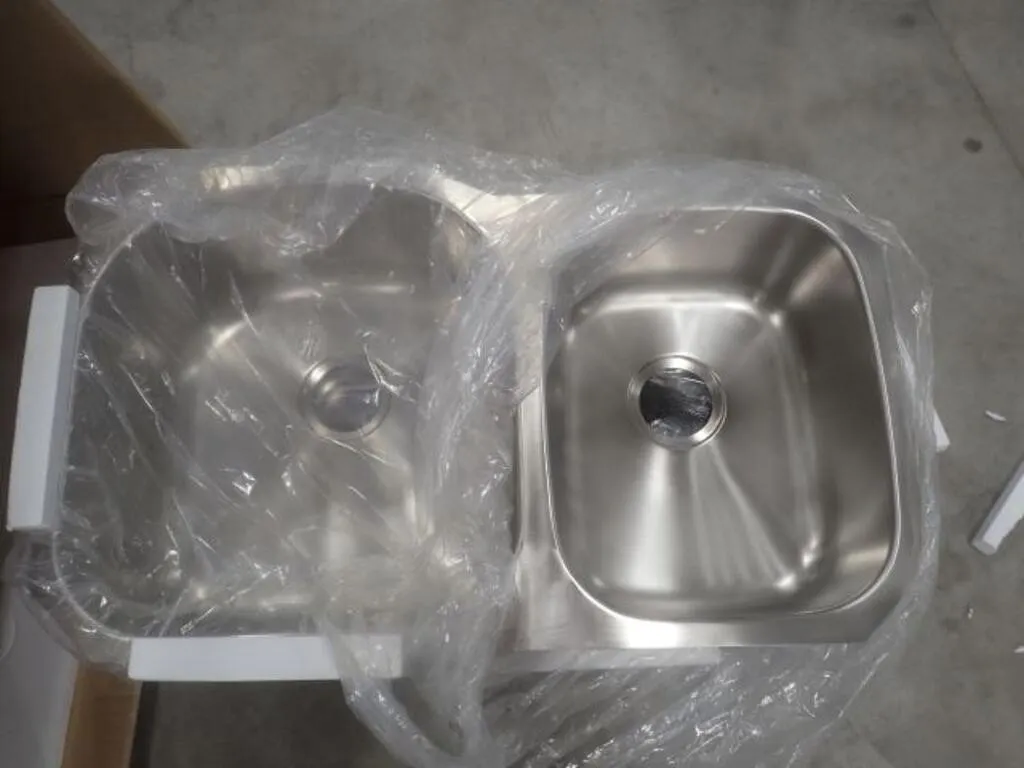 UNUSED Qty Of (3) 34 In. Stainless Steel Double