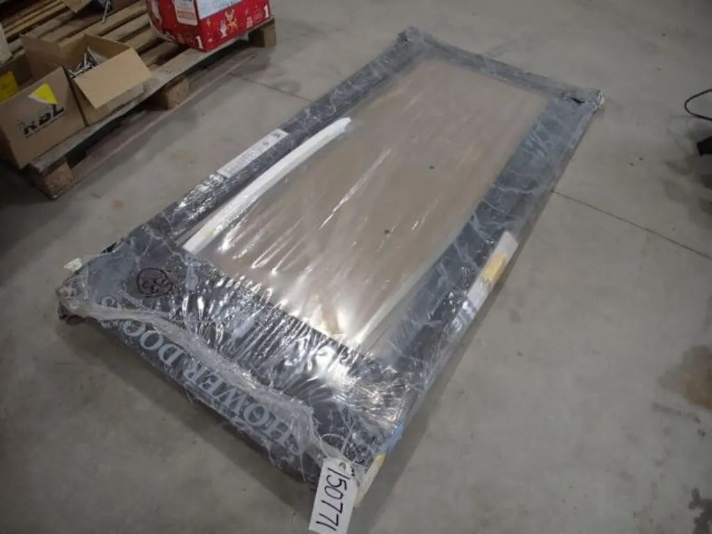 UNUSED Frameless Shower Door