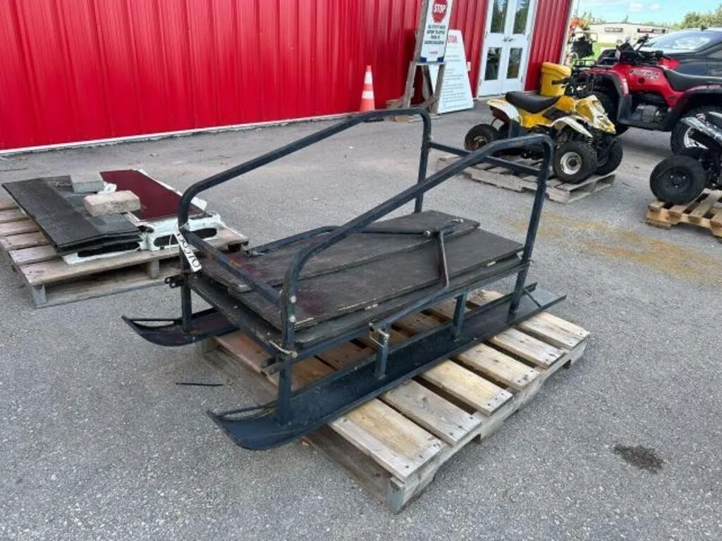 Tow Behind Snowmobile Sled