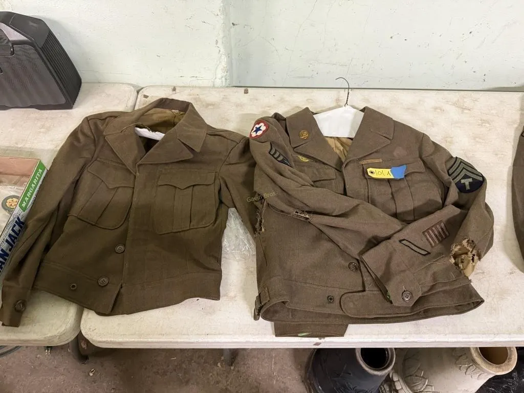 WWII U.S Army "Ike" Jacket & other