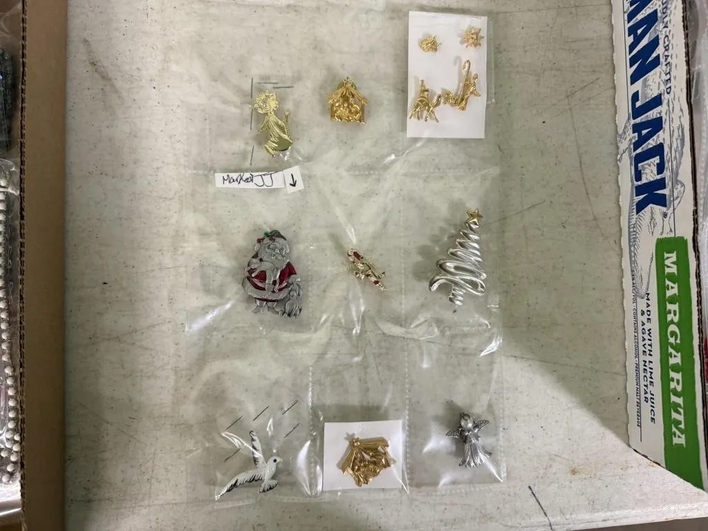 Holiday Brooches