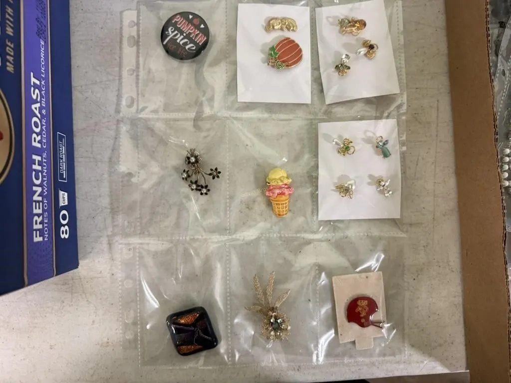 Earrings, Brooches & other