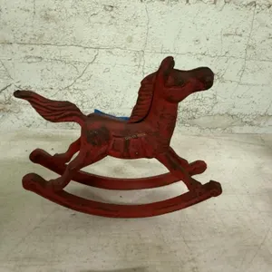 Cast Iron Toy Rocking Horse