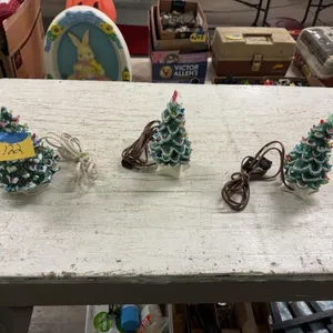 Vintage Lighted Christmas Trees
