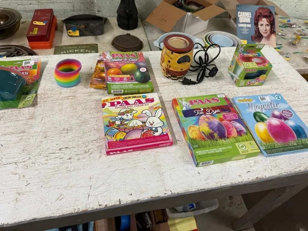 Easter Items, Wax Burner etc