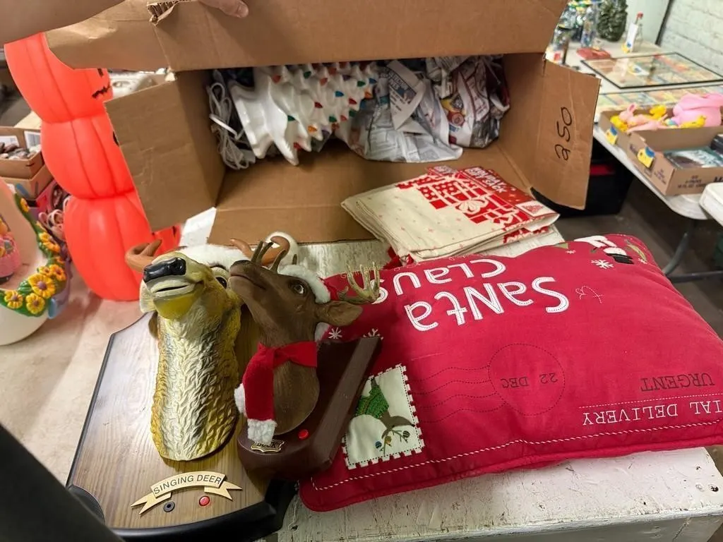 Christmas D�cor, Singing Deer & other