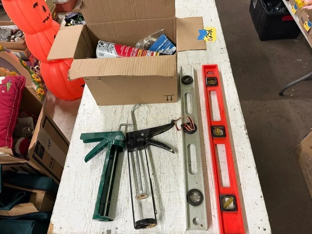 Levels, Caulk Guns & other