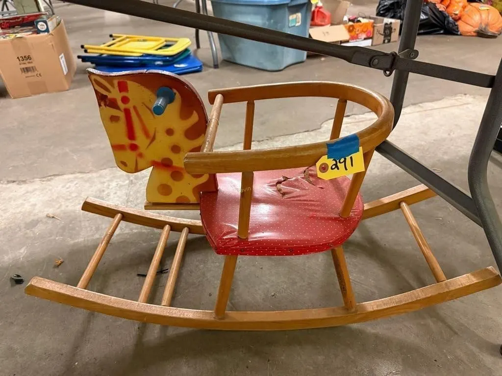 Antique Kid's Rocking Horse
