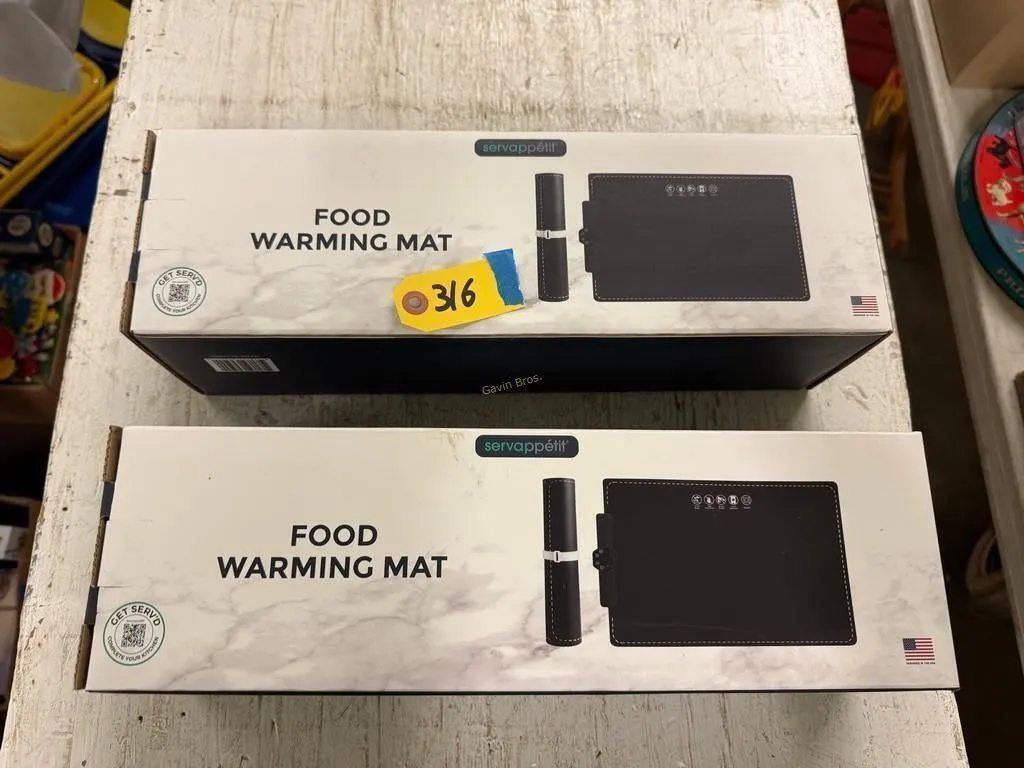 (2) Food Warming Mats