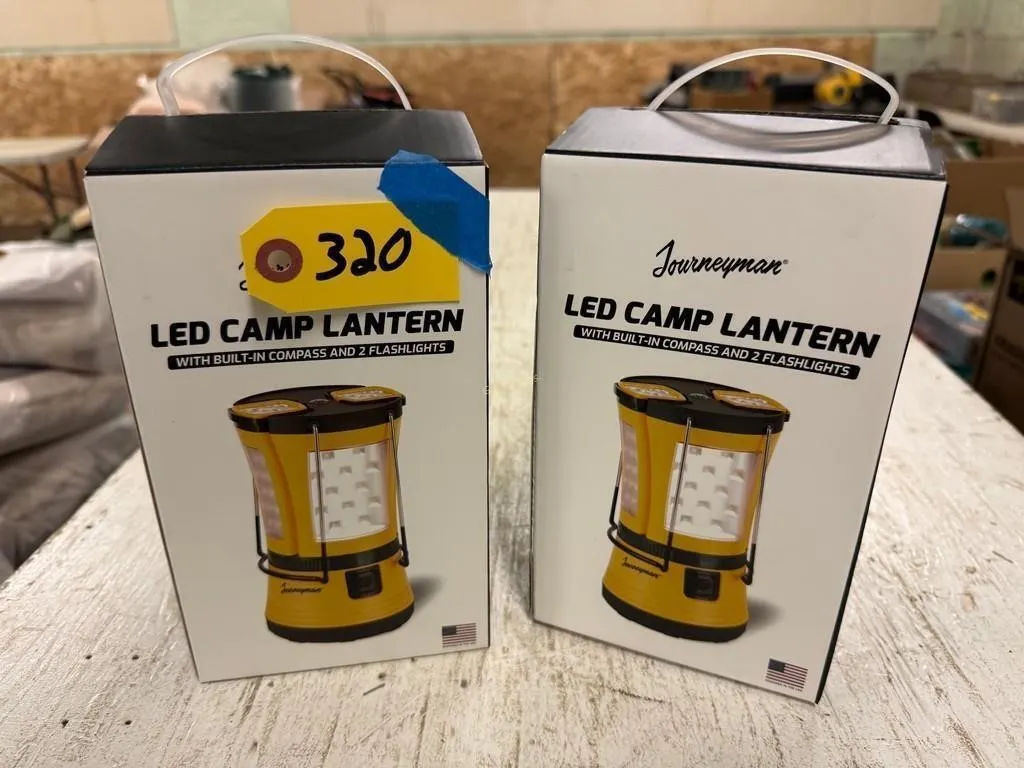 (2) LED Camp Lanterns
