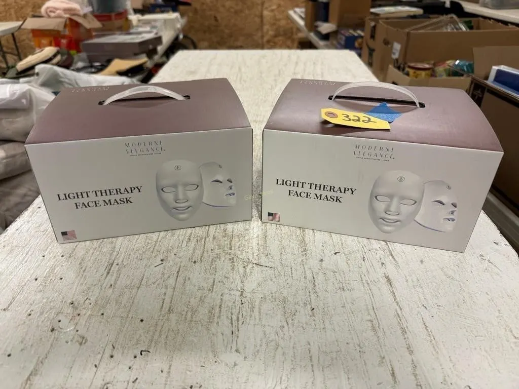 (2) Light Therapy Face Masks