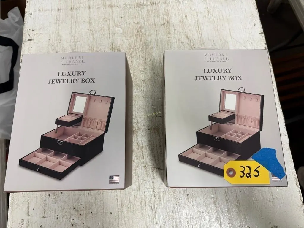 (2) Luxury Jewelry Boxes