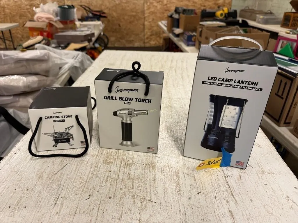 Torch, Stove, Lantern