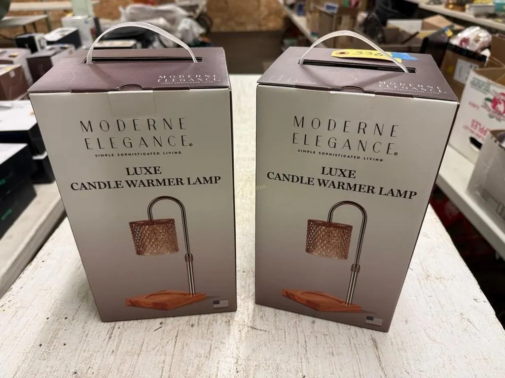 (2) Luxe Candle Warmer Lamp