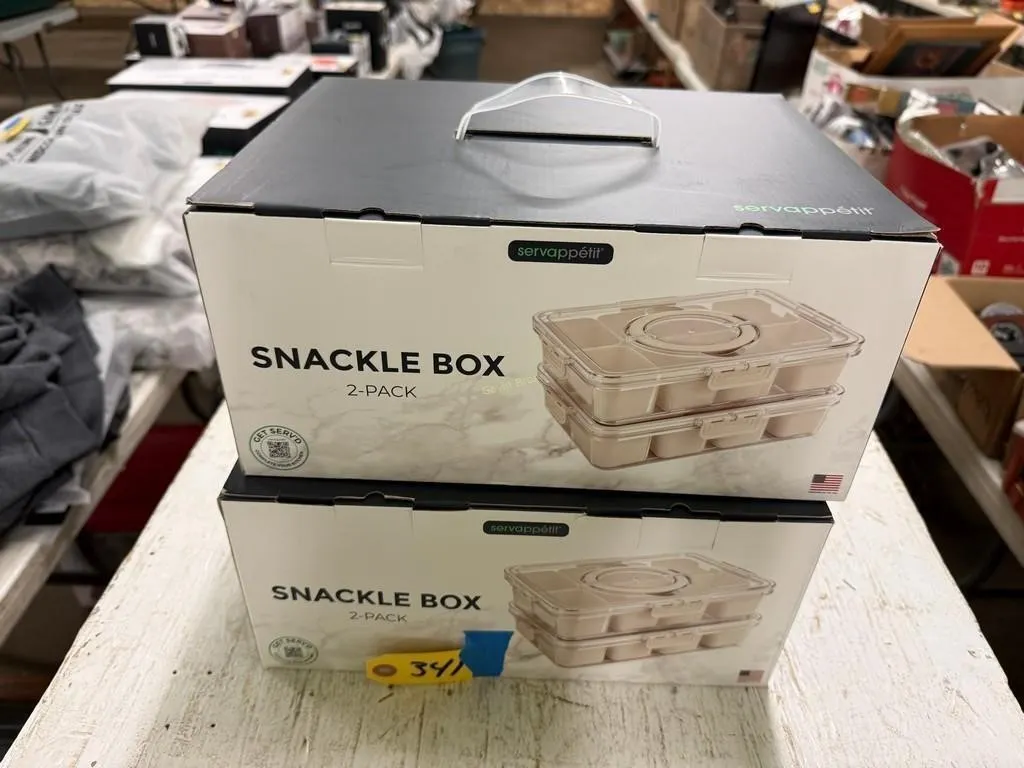 (2) Snackle Boxes