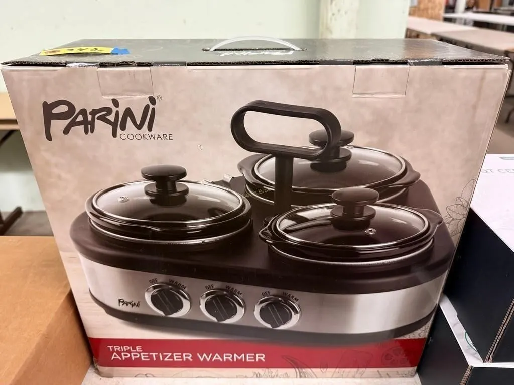Parini Triple Appetizer Warmer