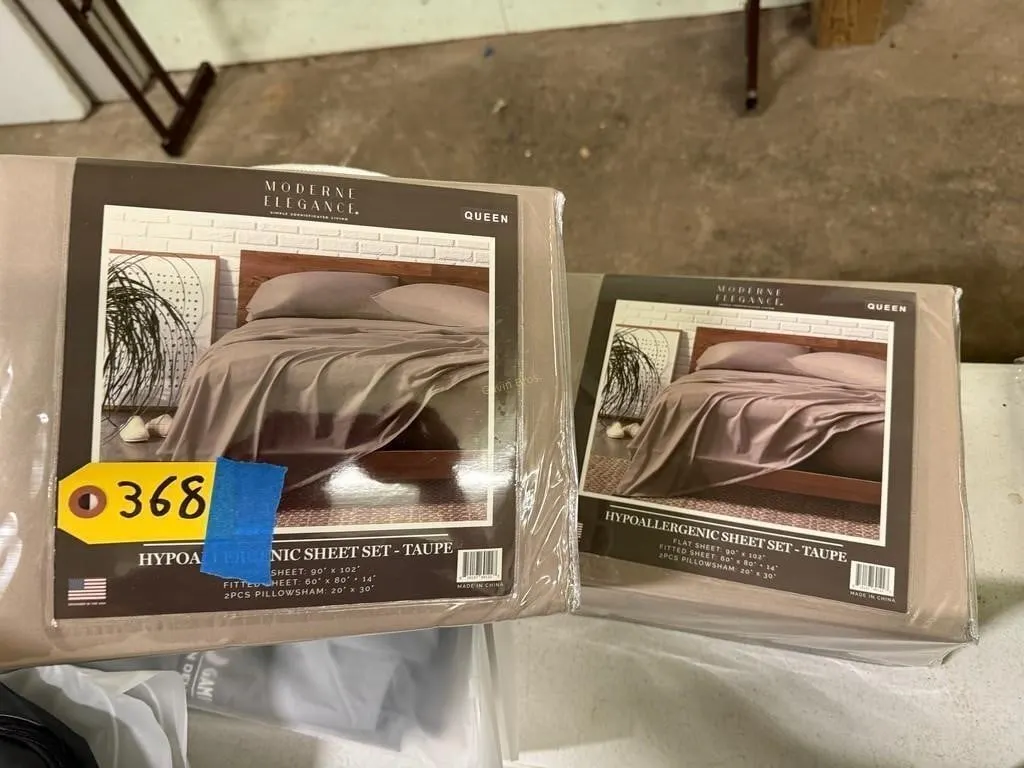(2) Queen Hypoallergenic Sheet Sets