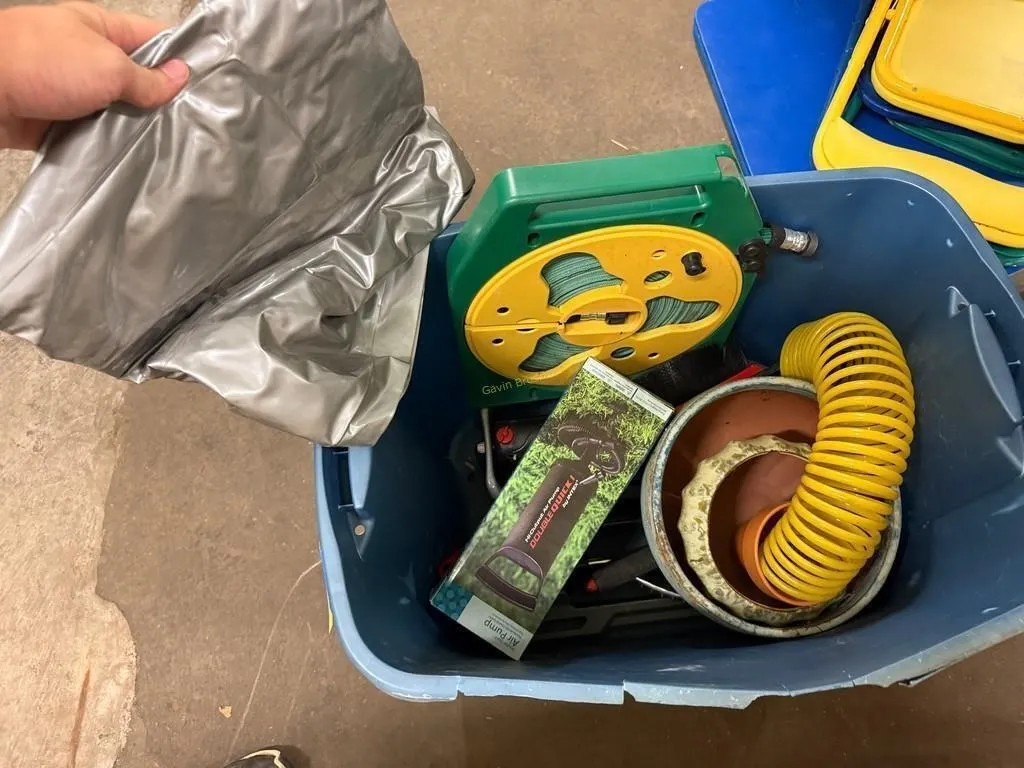 Sprinklers, Pots, Pump etc