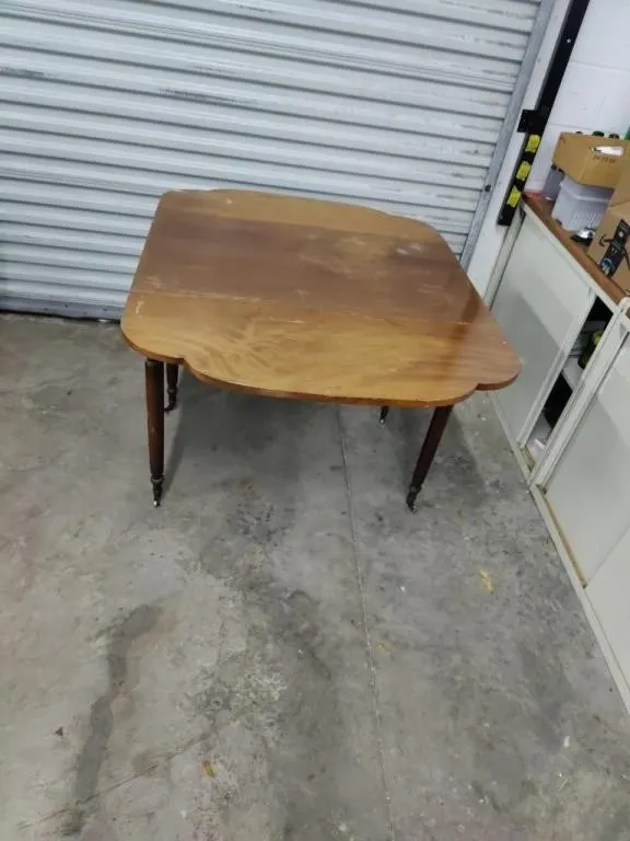 35"x21" x29" Antique Wooden Drop-leaf Table with