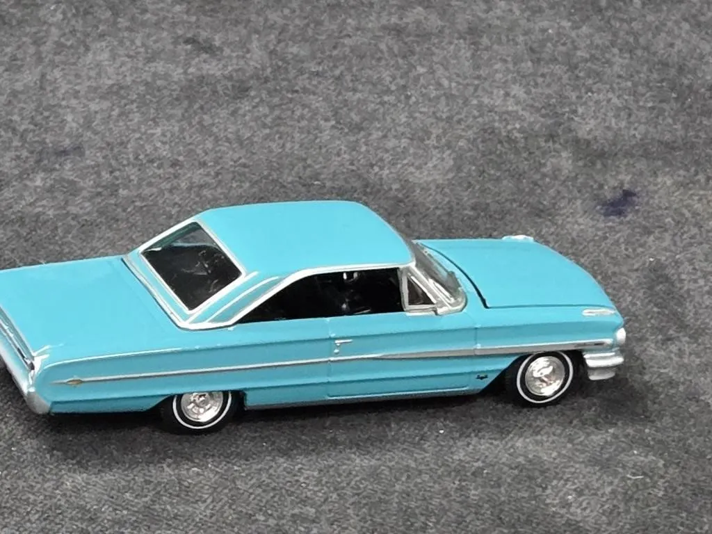 1:64 Scale Diecast Model of a 1964 Ford Galaxie