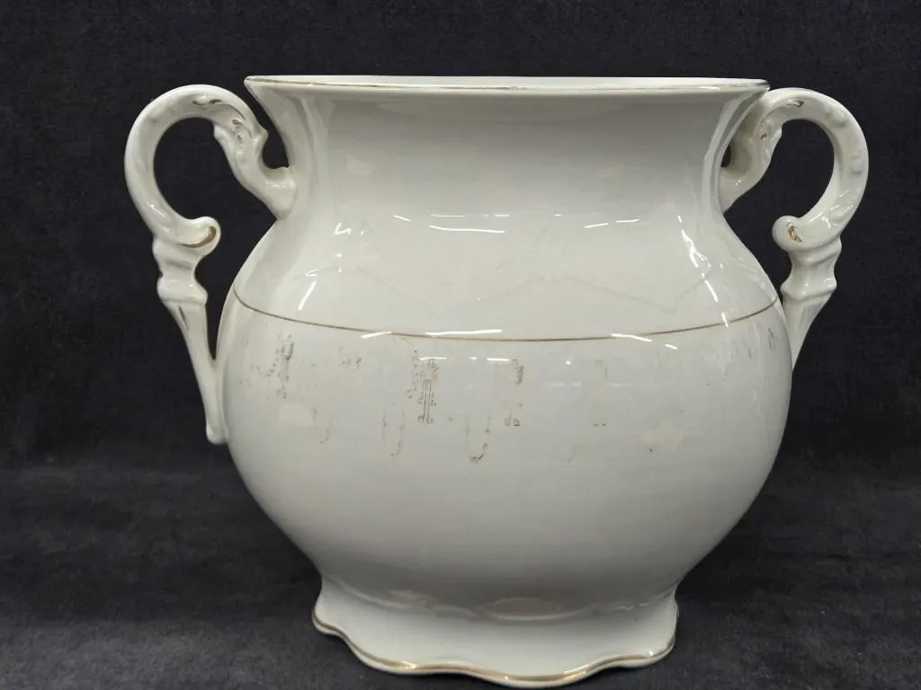 1900-1920 Antique Semi-vitreous Ironstone Vessel