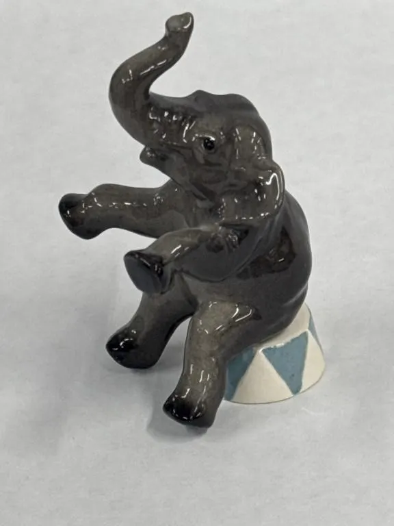 Vintage Hagen Renaker Miniature Circus Elephant