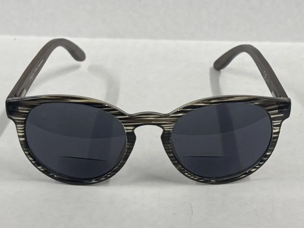 Eyekeeper Wooden Arms Bifocal Sunglasses