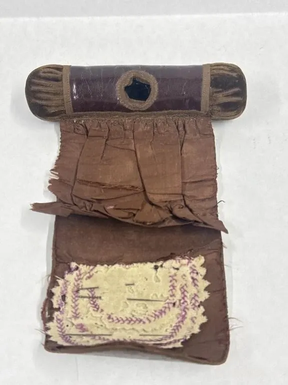 ANTIQUE SEWING KIT ROLL