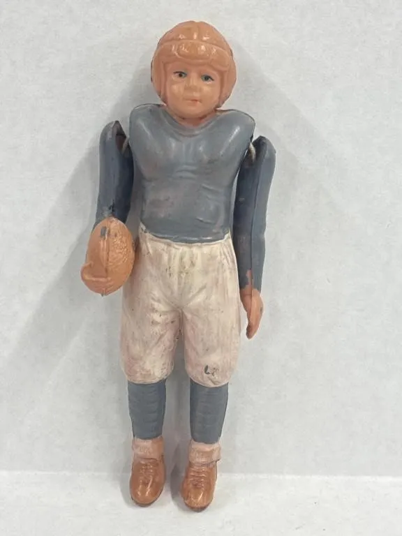 1940s/50s Football Player Celluloid Toy Blue