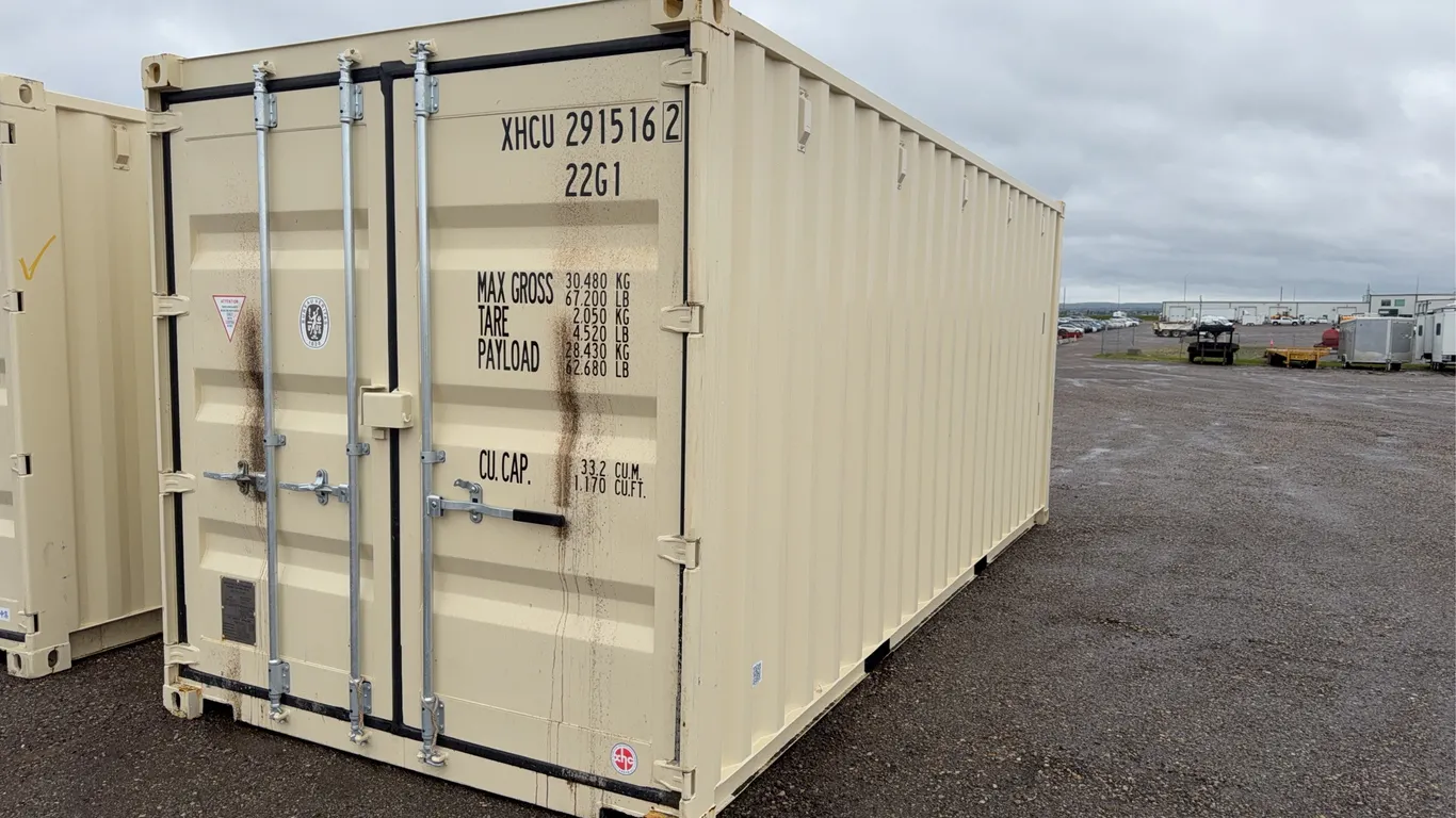 20' 1 Door Single Use Sea Container