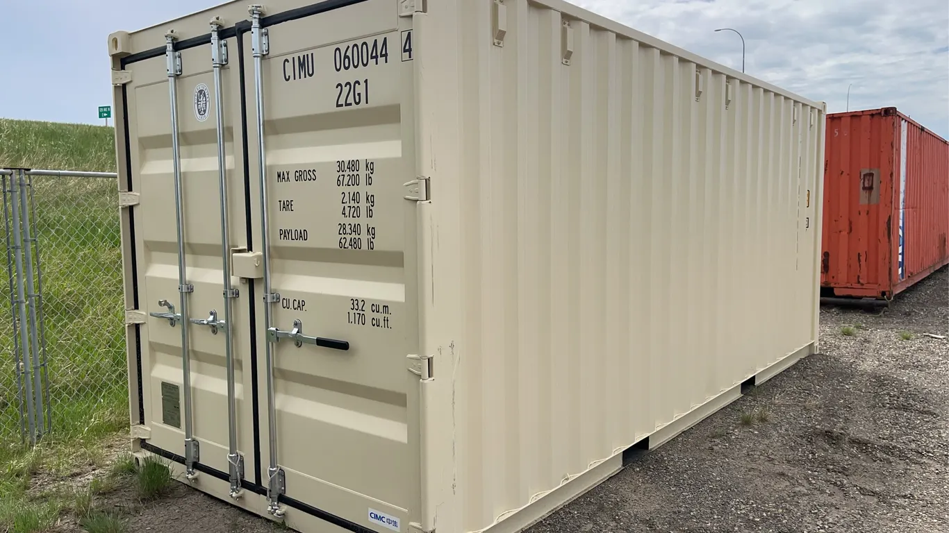 20' 1 Door Single Use Sea Container
