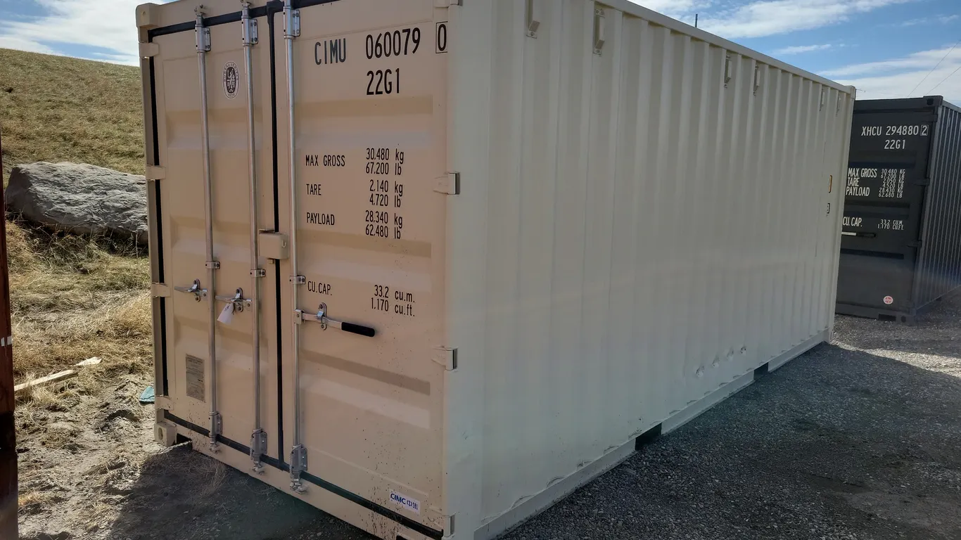 20' 1 Door Single Use Sea Container