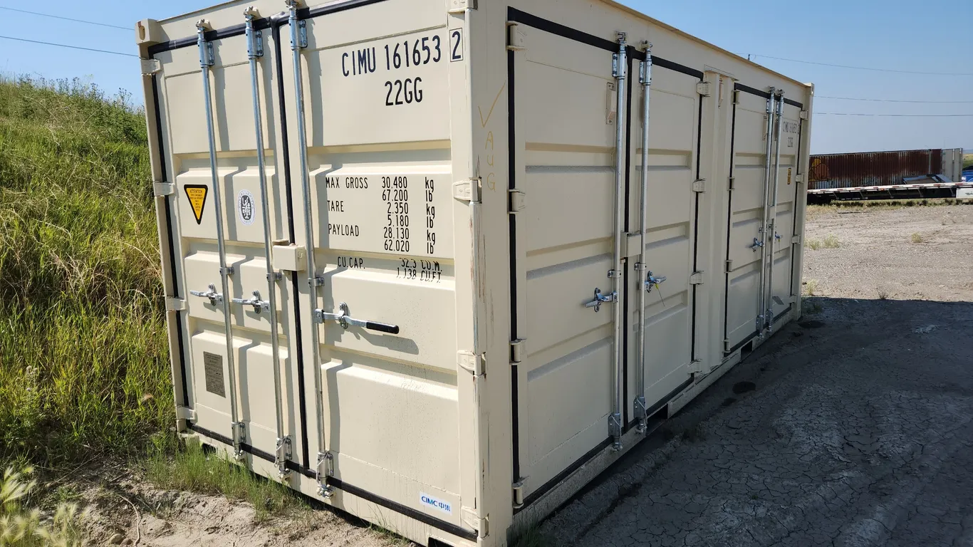 20' 3 Door Single Use Sea Container