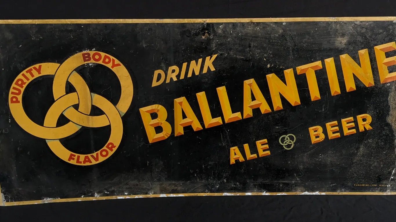 DRINK BALLANTINE ALE BEER PURITY BODY FLAVOR
