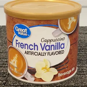 *NEW* Great Value French Vanilla Cappuccino 16 oz - Best By: 4/2028