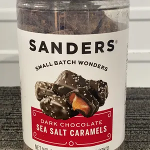 *NEW* Sander's Dark Chocolate Sea Salt Caramels - Best By:  6/2027