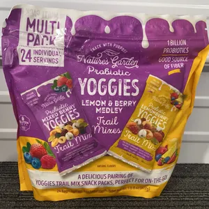 *NEW* Yoggies Lemon & Berry Medley Trail Mixes 24 Bags (1 oz each) - Best By:  4/2027