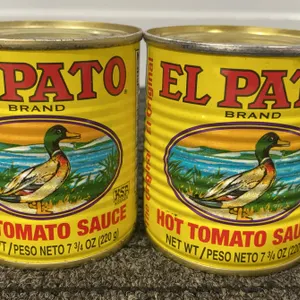 *NEW* 2 El Pato, Mexican Hot Style Tomato Sauce, 28 OZ Each - Best By: 3/2028