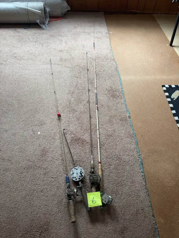 Vintage Fishing Pole Lot (2 Rods)