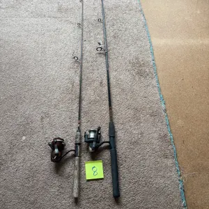 Shakespeare Ugly Stik Rod and Unbranded Spinning Rod (2 Rods)