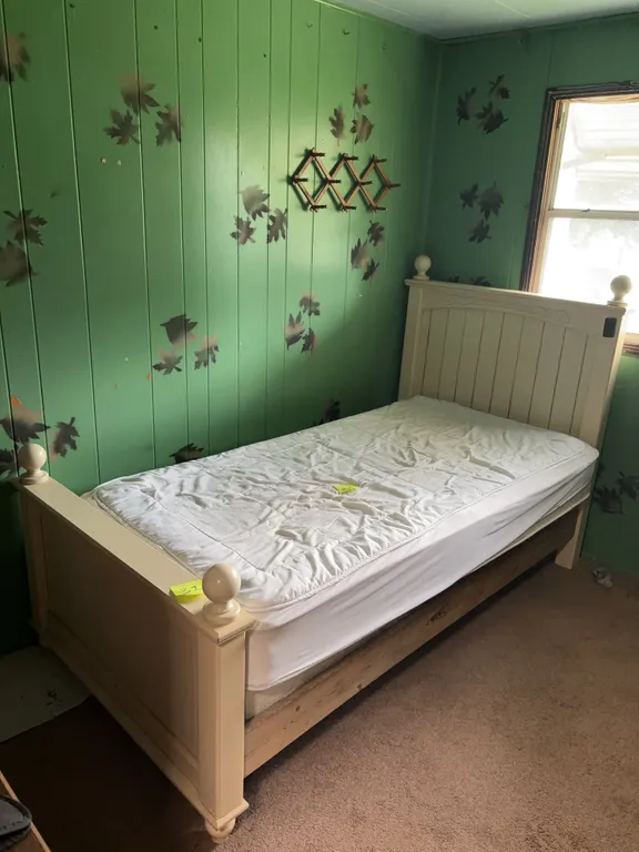 Twin Bed Frame - Wood Supports Included - Mattress Not Included