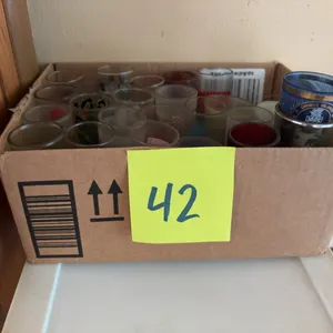 Box of Assorted Shot Glasses