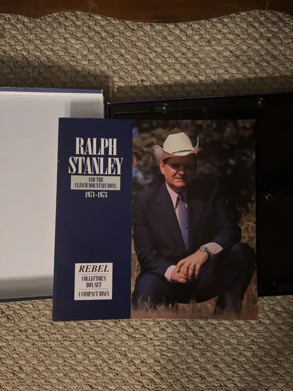 Ralph Stanley and the Clinch Mountain Boys "1971-1973" Rebel Collector's Box Set Packaging and Bookl