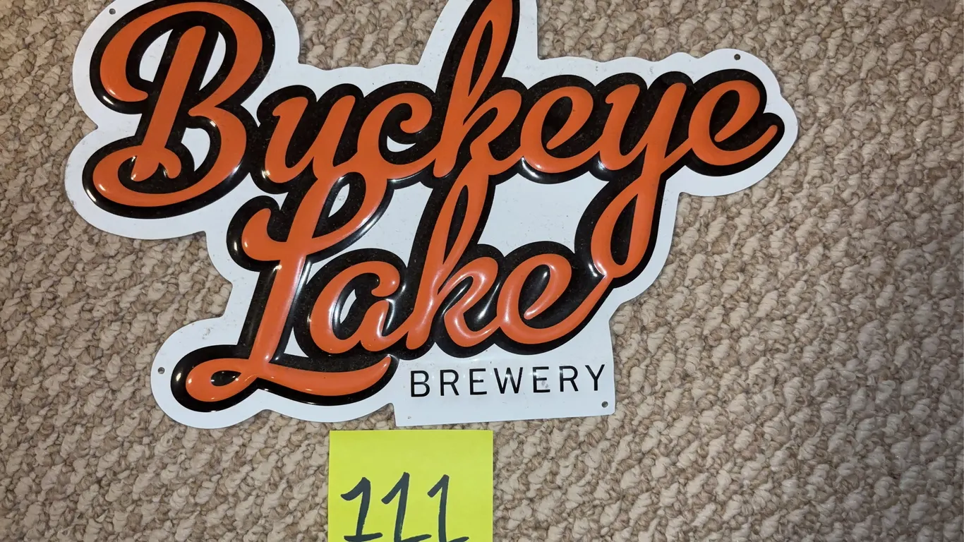 Buckeye Lake Brewery Metal Sign